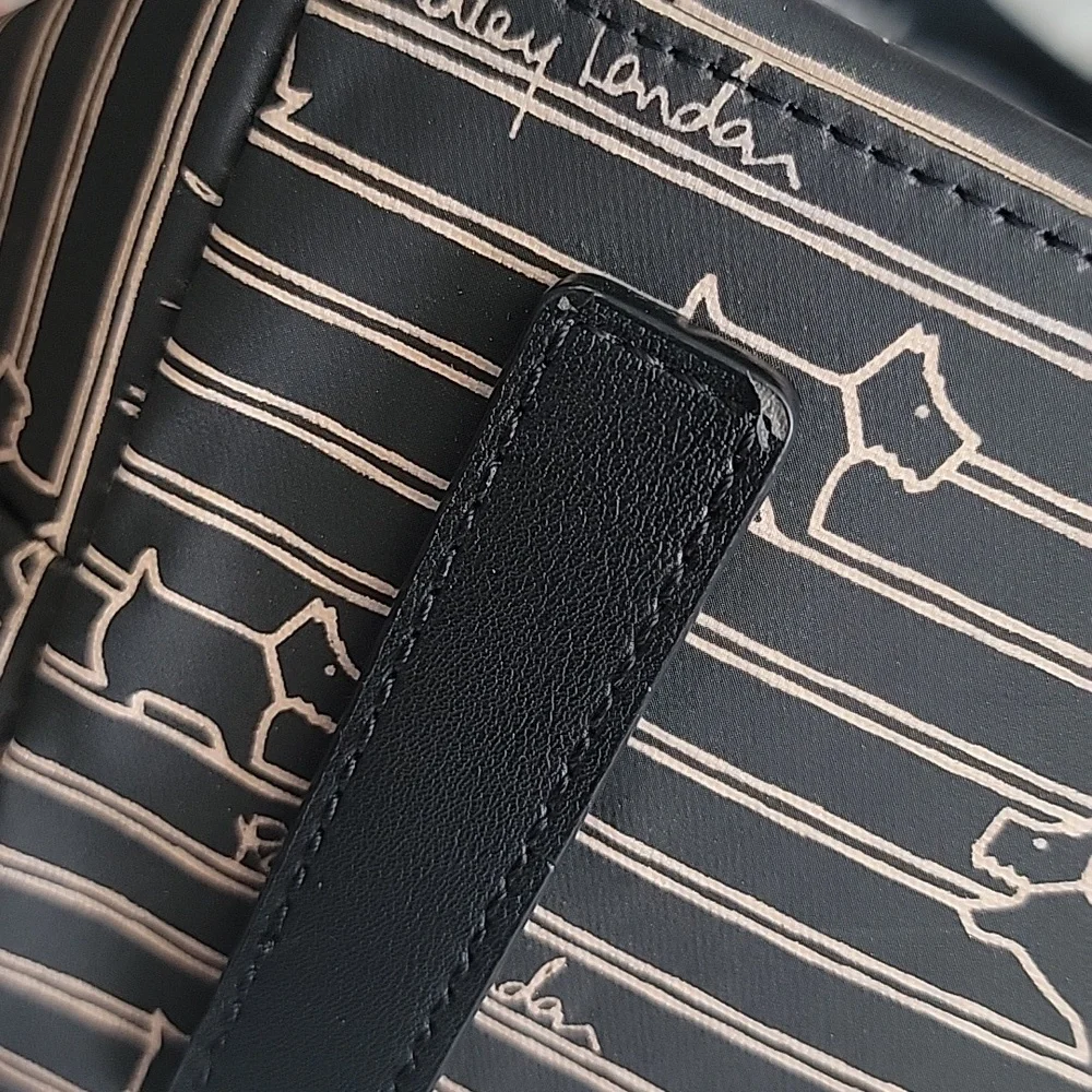 RADLEY LONDON Black DOG oilskin Women's Bag Purse